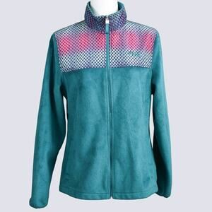 FILA Women's Sport Fleece Jacket Size M Green